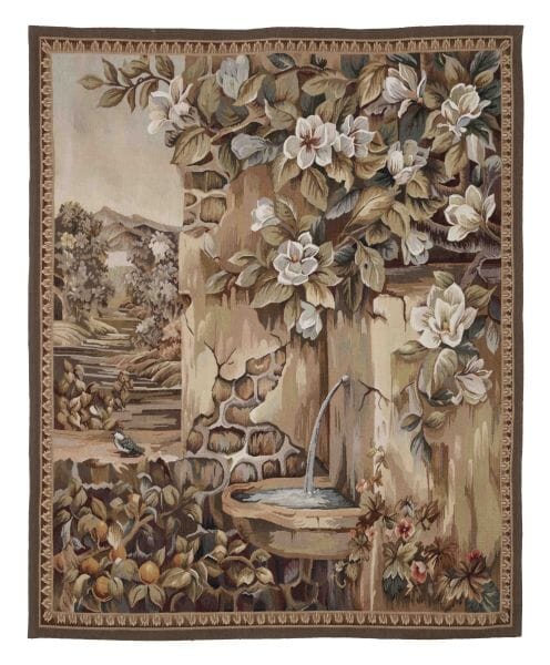 Bird Bath Handwoven Tapestry - 173 x 142 cm (5'7