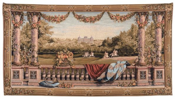 Château Bellevue Panoramique Tapestry - 150 x 275 cm (4'11