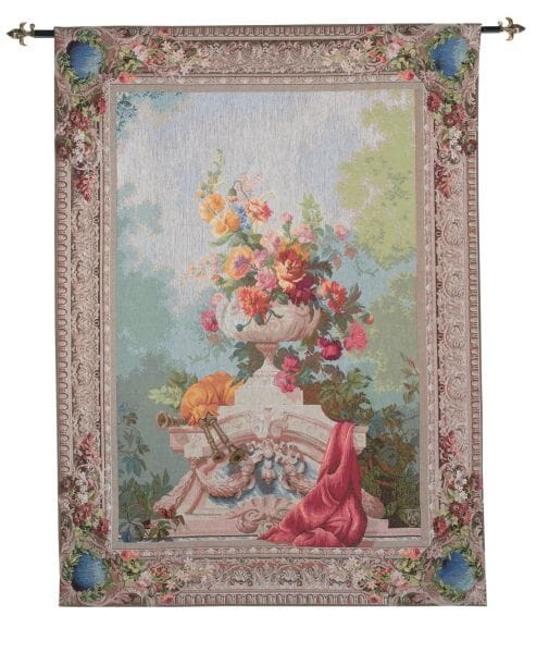 Bouquet Cornemuse Loom Woven Tapestry - 144 x 105 cm (4'9