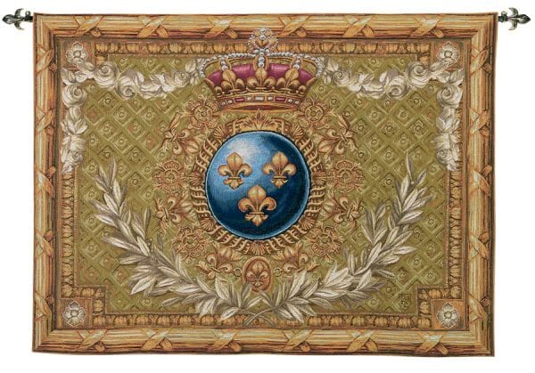Fleur-de-Lys Royal Loom Woven Tapestry - 107 x 146 cm (3'6