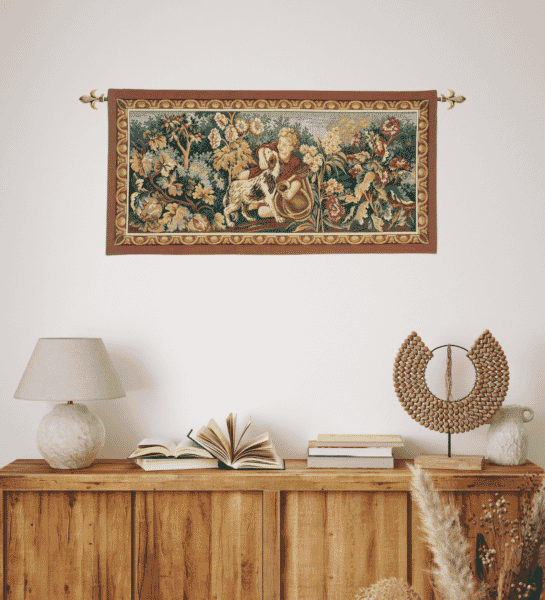 Gardener Boy Loom Woven Tapestry - 46 x 89 cm (1'6