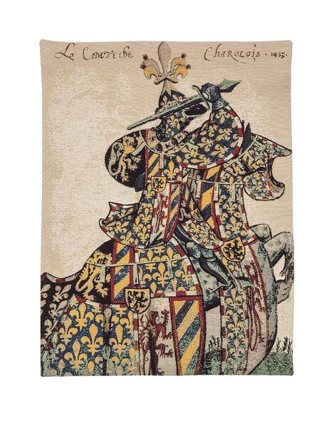 Duke of Charolois Loom Woven Tapestry - 95 x 70 cm (3'1