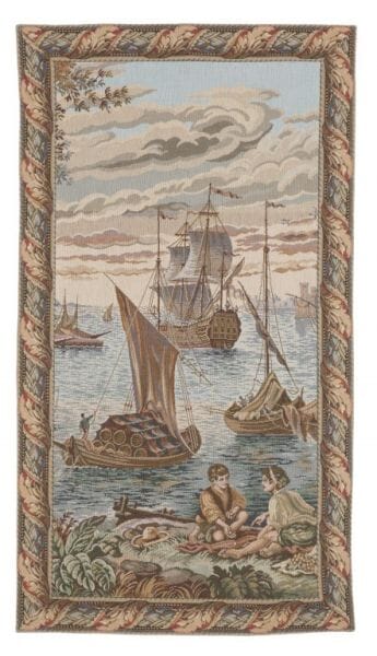 Venetian Port Loom Woven Tapestry - 78 x 53 cm (2'7