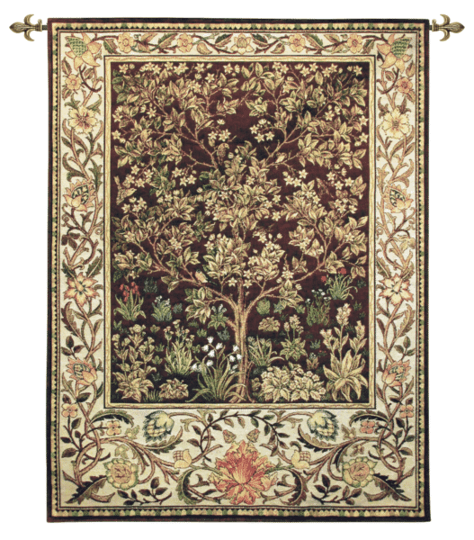 Tree of Life - Natural Loom Woven Tapestry - 94 x 78 cm (3'1