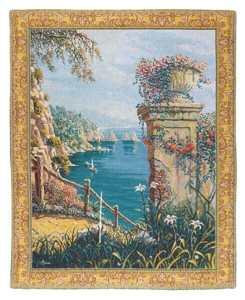 Capri Vista Loom Woven Tapestry - 120 x 98 cm (3'11