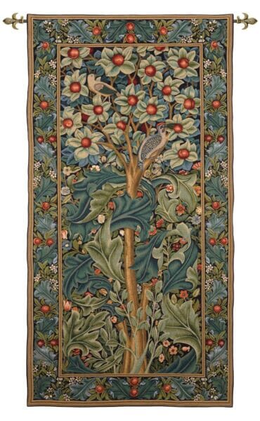 The Woodpecker Loom Woven Tapestry - 2 Sizes Available