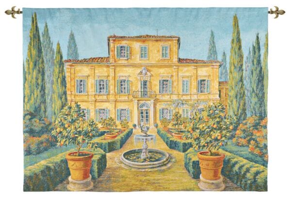 Tuscany Villa Loom Woven Tapestry - 94 x 122 cm (3’1” x 4’0”) - Requires Rod Size 3