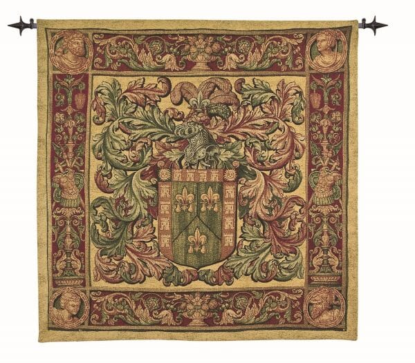Arms of Nagera Loom Woven Tapestry - 125 x 125 cm (4'1