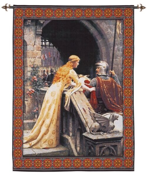 Bidding Adieu Loom Woven Tapestry - 140 x 100 cm (4'7