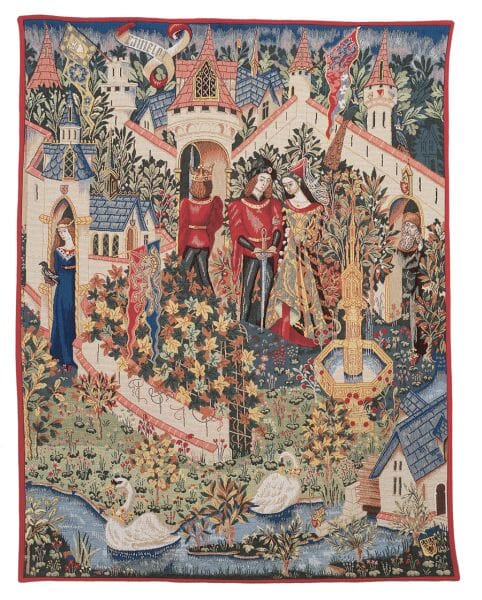 Arthur at Camelot Loom Woven Tapestry - 2 Sizes Available