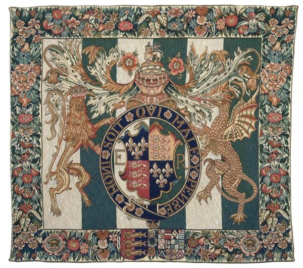 Royal Arms of England Tapestry - 70 x 94 cm (2'4