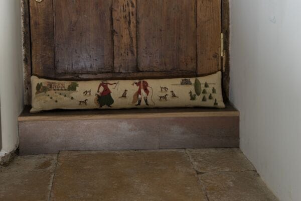 Lord & Lady of the Manor Draught Excluder - 90x20 cm (36