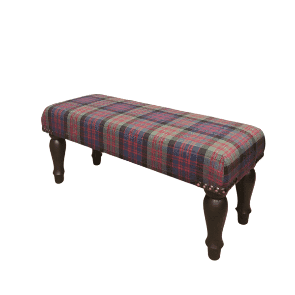 Scottish Tartan Wool Narrow Stool