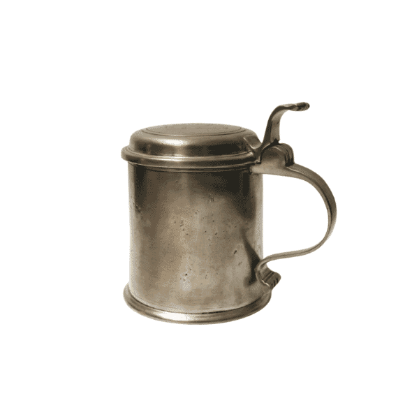 Engraved Lidded Pewter Tankard - Approx. H.14 x W.15 cm - Last Piece Remaining!