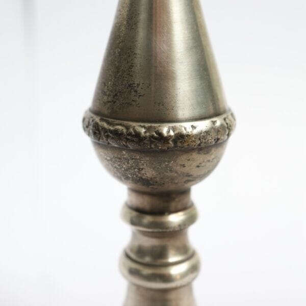 Pewter Candlestick Holder - Approx. H.24 x W.9 cm - Last Piece Remaining!