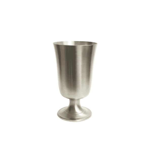 Medieval Pewter Goblet - Approx. H.16 x W.9.5 cm - Last Piece Remaining!
