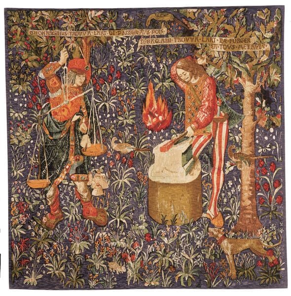 The Medieval Forger Silkscreen Tapestry - 180 x 178 cm (5'11