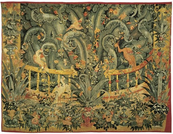 Verdure Beauvais Silkscreen Tapestry - 193 x 257 cm (6'4