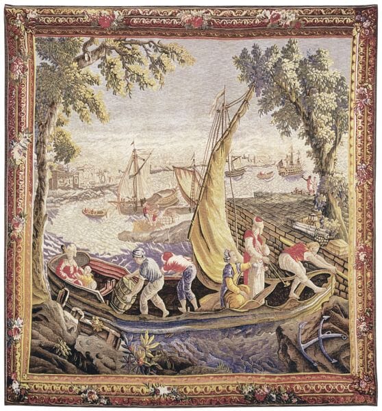 Embarquement Silkscreen Tapestry - 240 x 220 cm (7'11