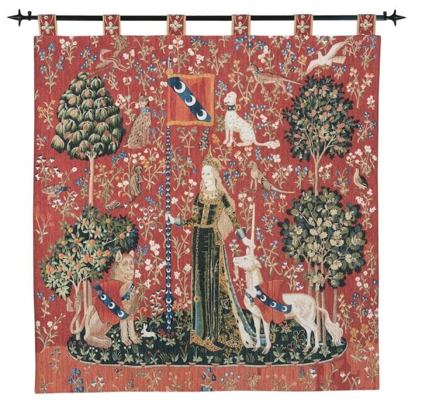 Lady with the Unicorn - Touch Silkscreen Tapestry - 136 x 132 cm (4'6