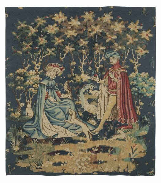 Offering of the Heart Silkscreen Tapestry - 157 x 140 cm (5'2
