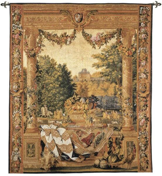 Chateau de Versailles Silkscreen Tapestry - 260 x 220 cm (8'7