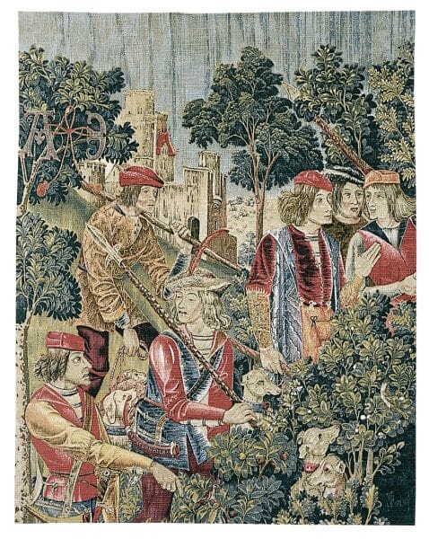The Gathering Silkscreen Tapestry - 88 x 68 cm (2'11