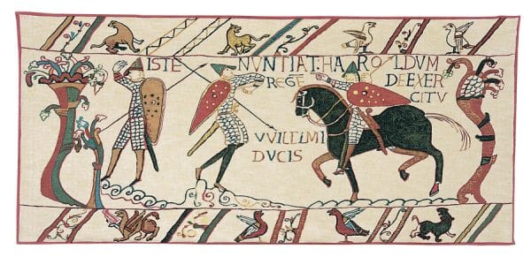 Bayeux - The Messenger Silkscreen Tapestry - 70 x 147 cm (2'3