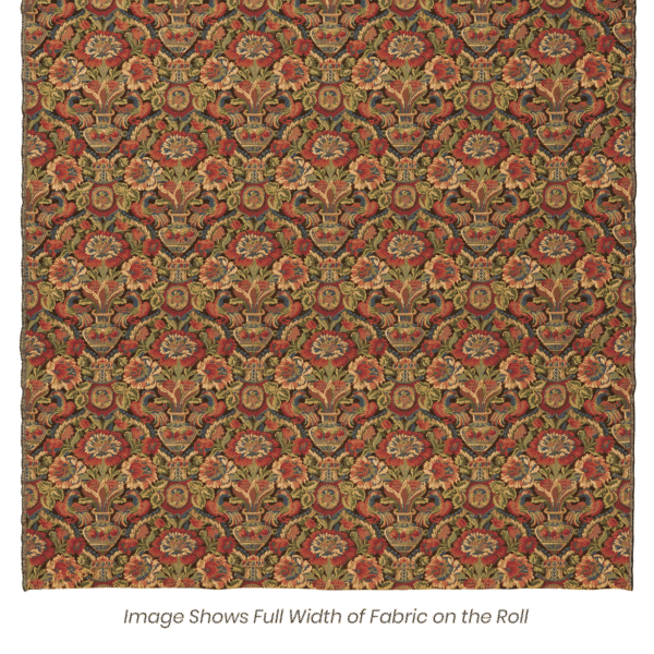 Vase & Birds Tapestry Fabric