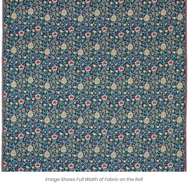 Evenlode Flowers - Blue Tapestry Fabric