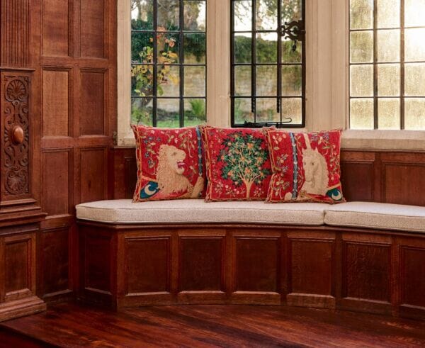 Medieval Tree Tapestry Cushion - 46x46cm (18