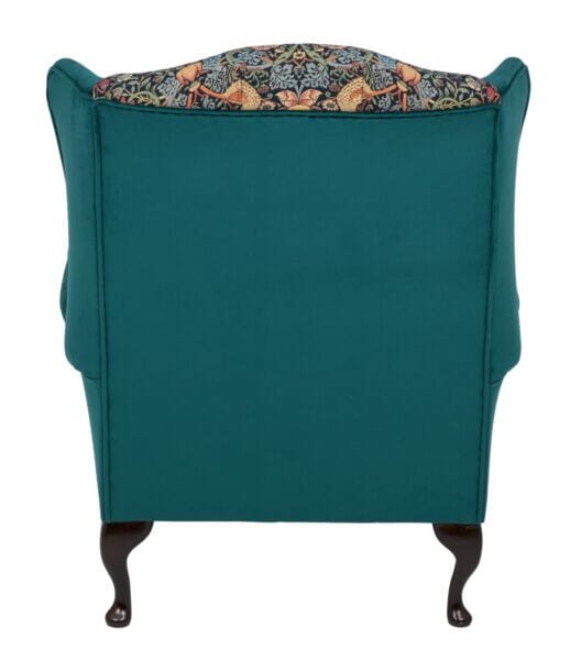 Strawberry Thief Classic Upholstered Wing Chair