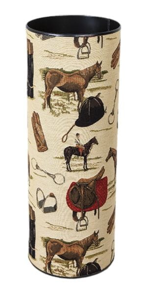 Horse Riding Tapestry Umbrella Stand
