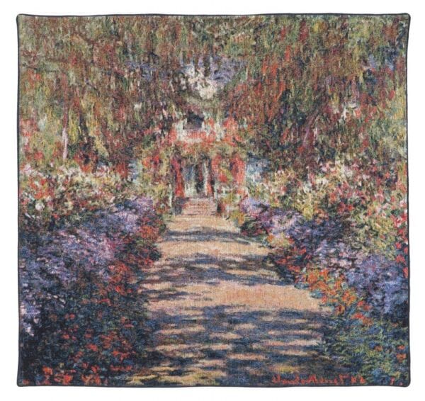 Alle de Monet (Pastel) Loom Woven Tapestry - 64 x 67 cm (2'1