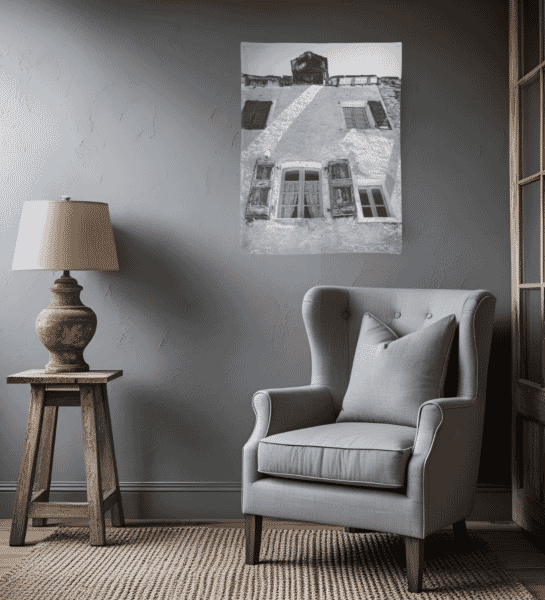 Maison Loom Woven Tapestry - 92 x 71 cm (3'0