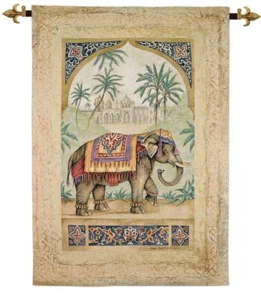 Exotic Elephant I Loom Woven Tapestry - 132 x 94 cm (4'4