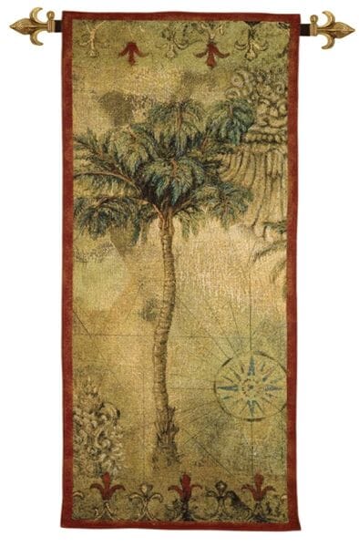 Exotic Palm Loom Woven Tapestry - 134 x 61 cm (4'5