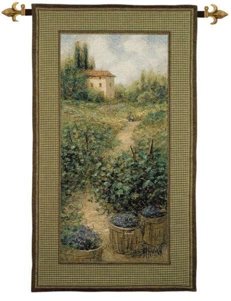 Vineyard I Loom Woven Tapestry - 114 x 65 cm (3'9