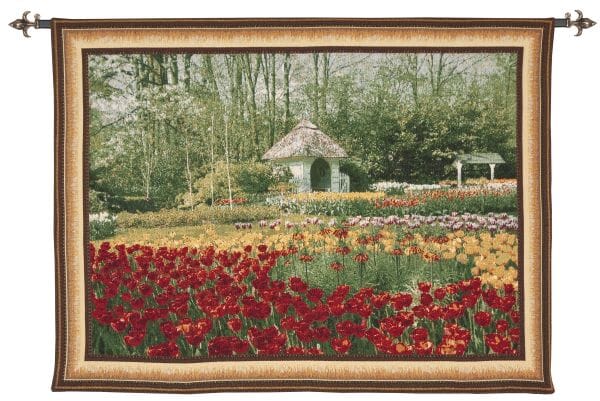Keukenhof Gardens Loom Woven Tapestry - 2 Sizes Available