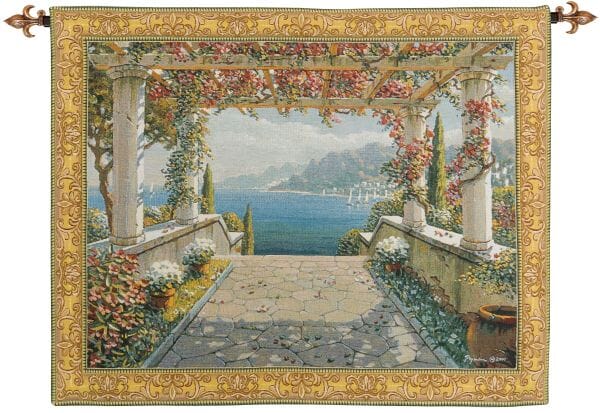 Pergola in Capri Loom Woven Tapestry - 97 x 122 cm (3'2