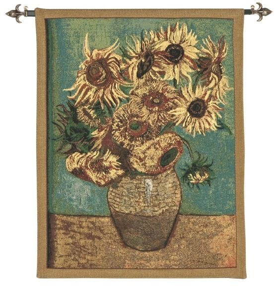 Sunflowers Loom Woven Tapestry - 84 x 66 cm (2'9