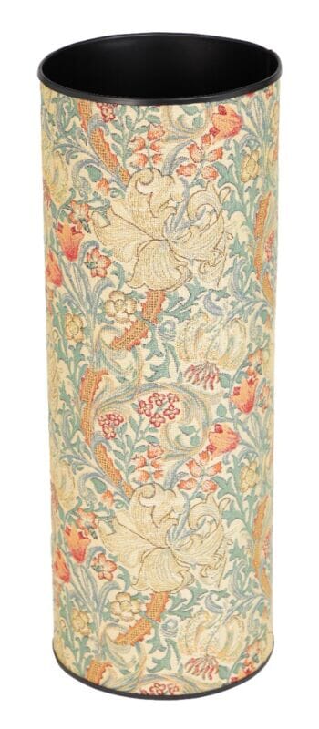 Golden Lily Light Tapestry Umbrella Stand