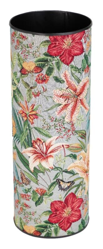 Tropical Flowers Tapestry Umbrella Stand