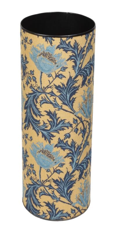 Morris Anemone Gold Blue Tapestry Umbrella Stand