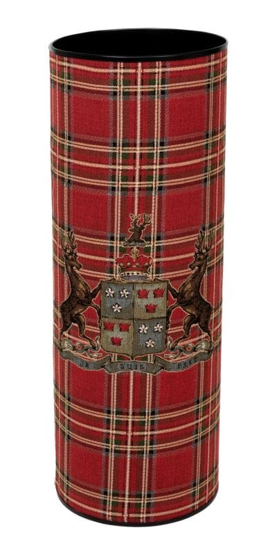 Highland Heritage Red Tapestry Umbrella Stand