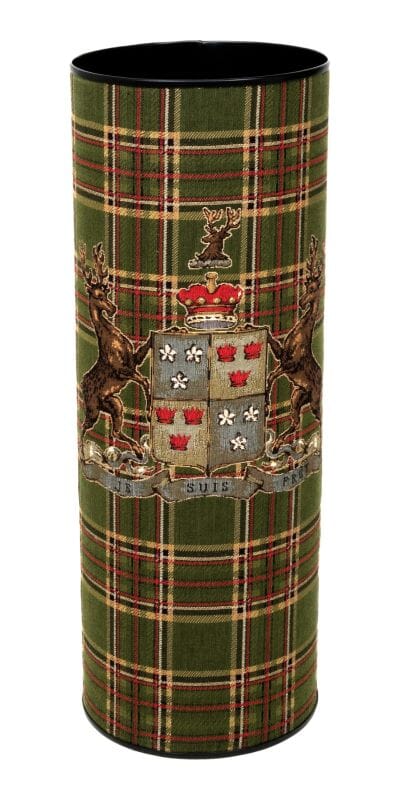 Highland Heritage Green Tapestry Umbrella Stand