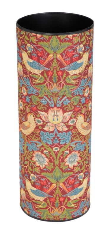 Strawberry Thief Red Tapestry Umbrella Stand