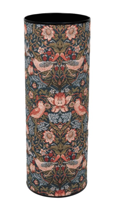 Strawberry Thief Blue Tapestry Umbrella Stand