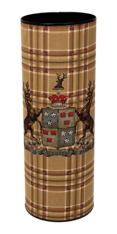 Highland Heritage Beige Tapestry Umbrella Stand - Last piece remaining!