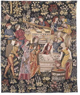 Le Pressage Loom Woven Tapestry - 130 x 106 cm (4'3" x 3'6") - Requires Rod Size 3